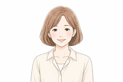 60代女性のイラスト