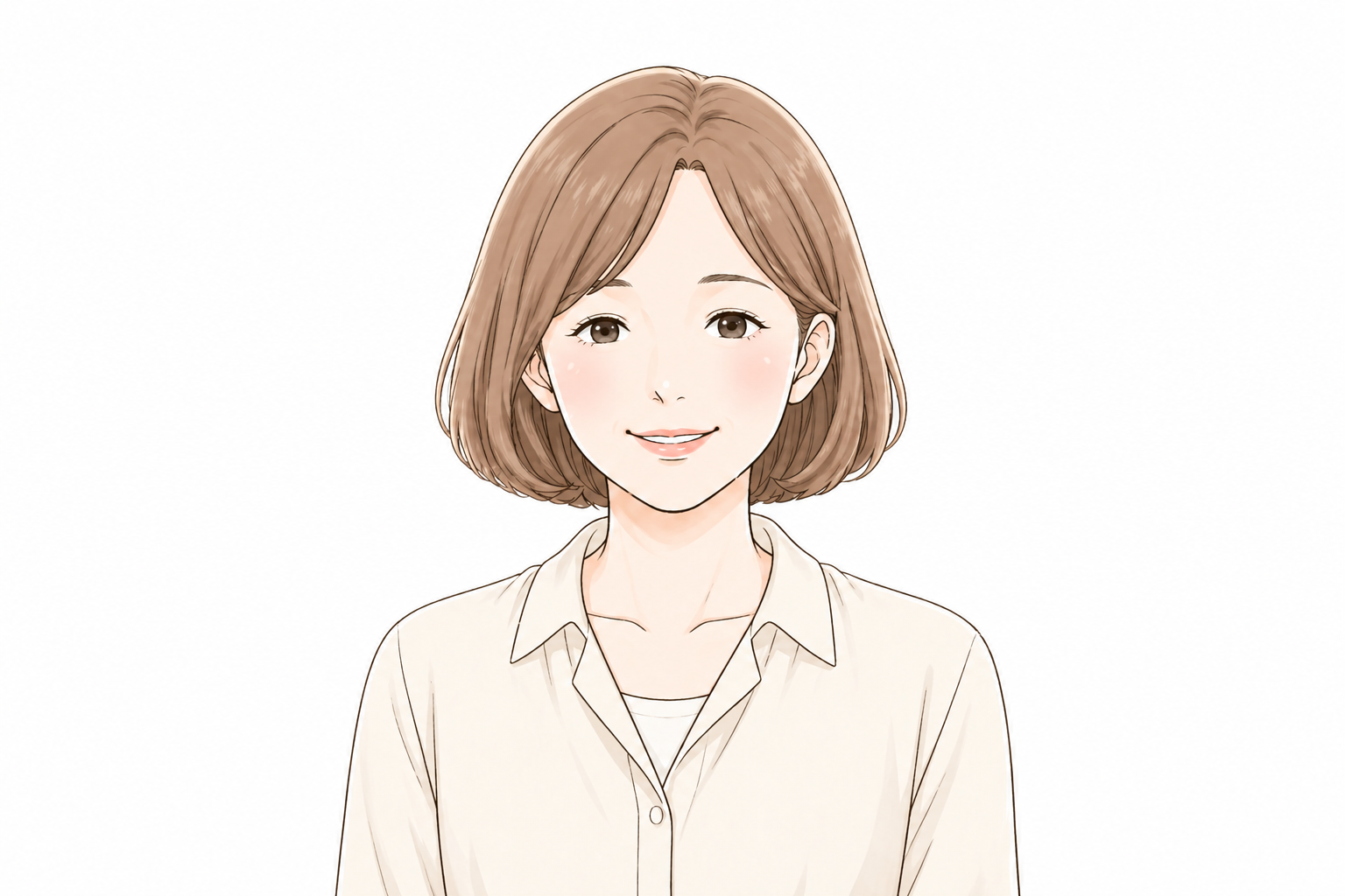 60代女性のイラスト