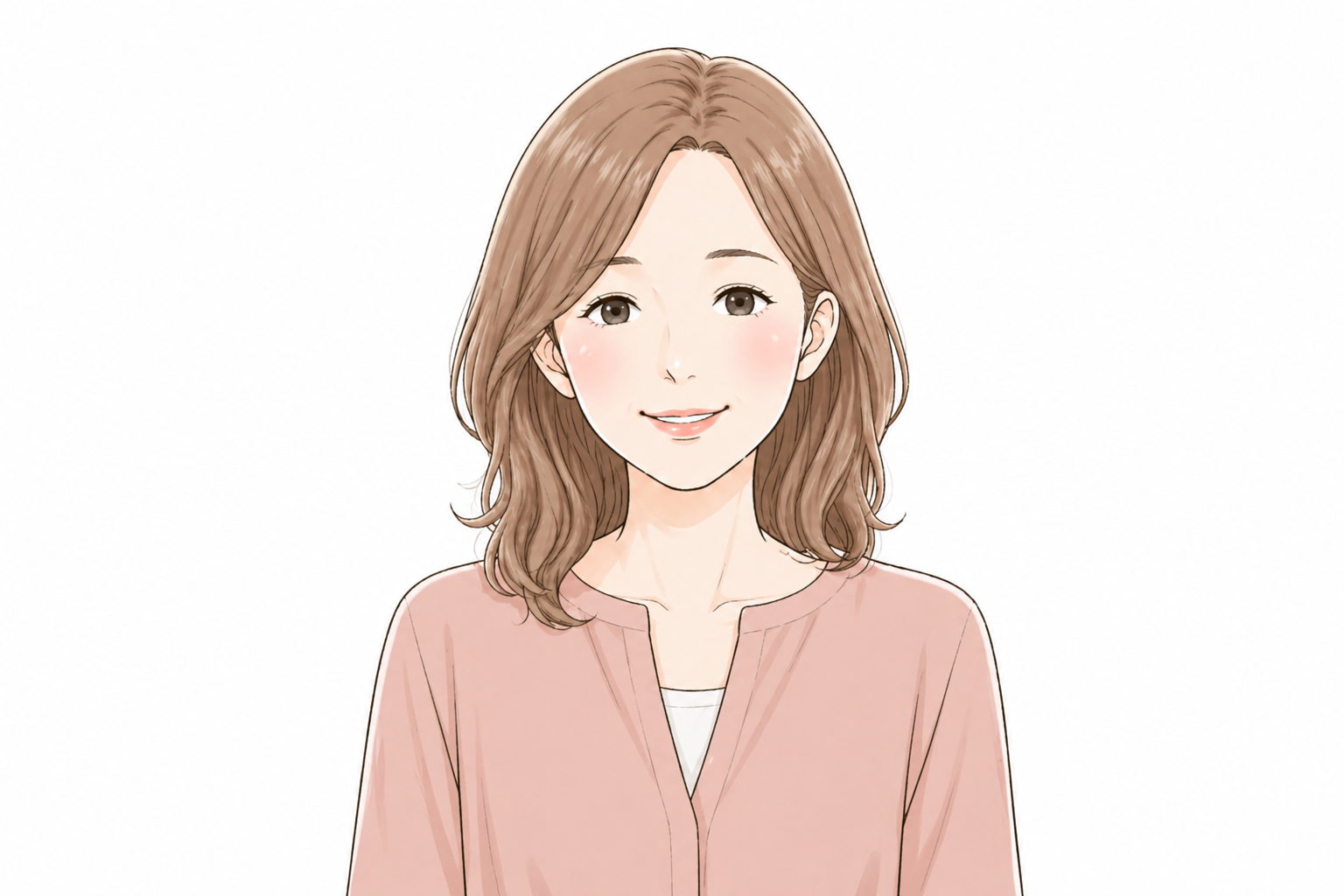 50代女性のイラスト